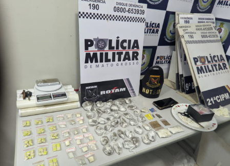 Rotam captura suspeitos e apreende drogas em Cuiabá e Várzea Grande